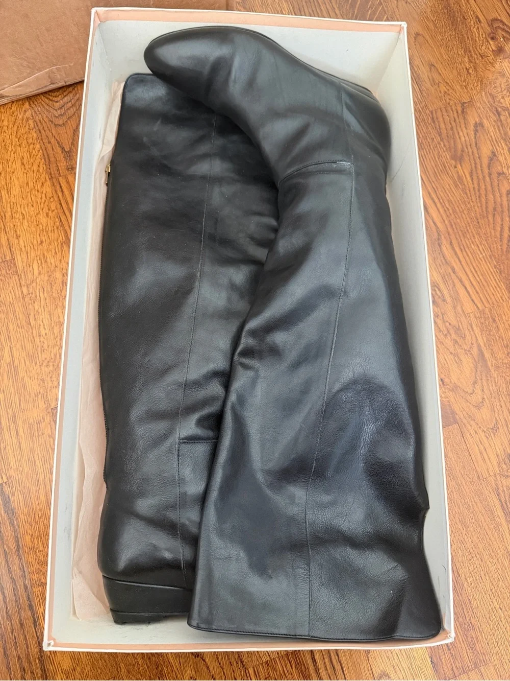 Loeffler Randall Over The Knee Boots with Back Zip Safari - SIZE 10
